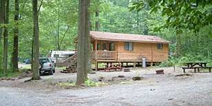 cottage at pinch pond family campground