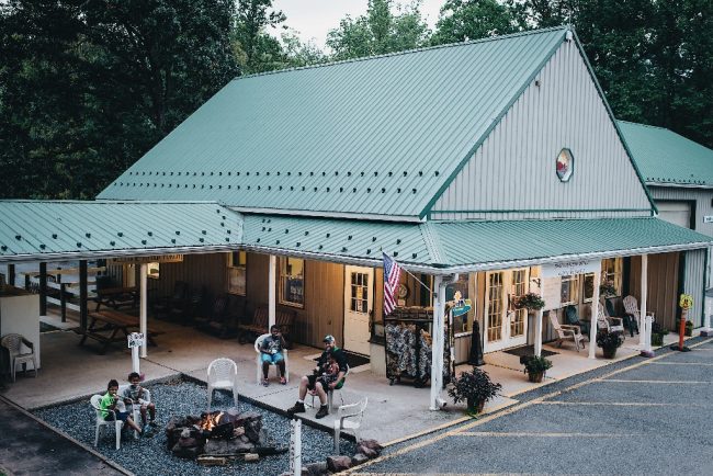 camp store at pinch pond campground